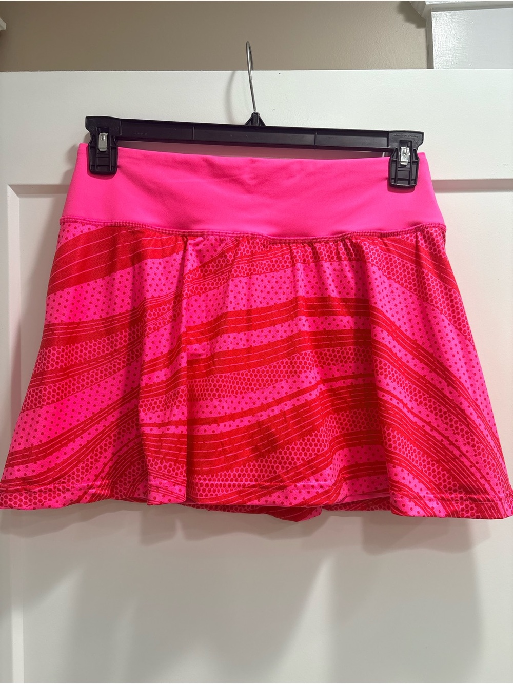 adidas Hot Pink and Red Circle Skater Skirt
